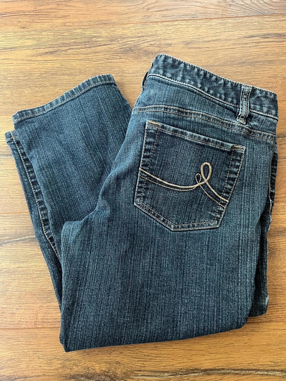 Loft denim capris
